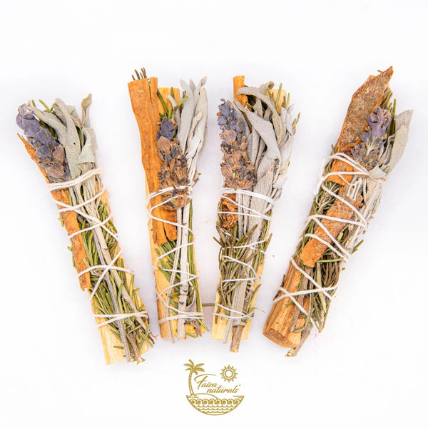 Palo Santo Floral Herb Sage Smudge Bundle