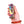 Load image into Gallery viewer, Faiza Naturals 7 Chakra & Purple Sinuata White Sage Smudge Stick, multicolored and bound by twine.