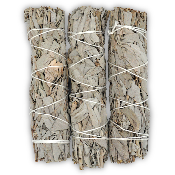 White Sage Smudge Stick Bundles 6 - 7 Inches Medium