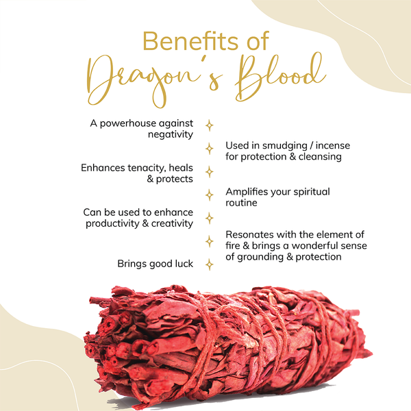 Dragon's Blood Sage Smudge Stick