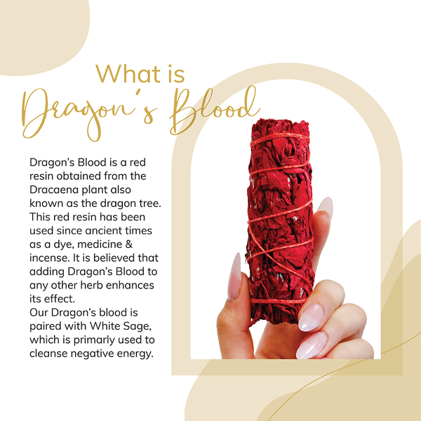 Dragon's Blood Sage Smudge Stick