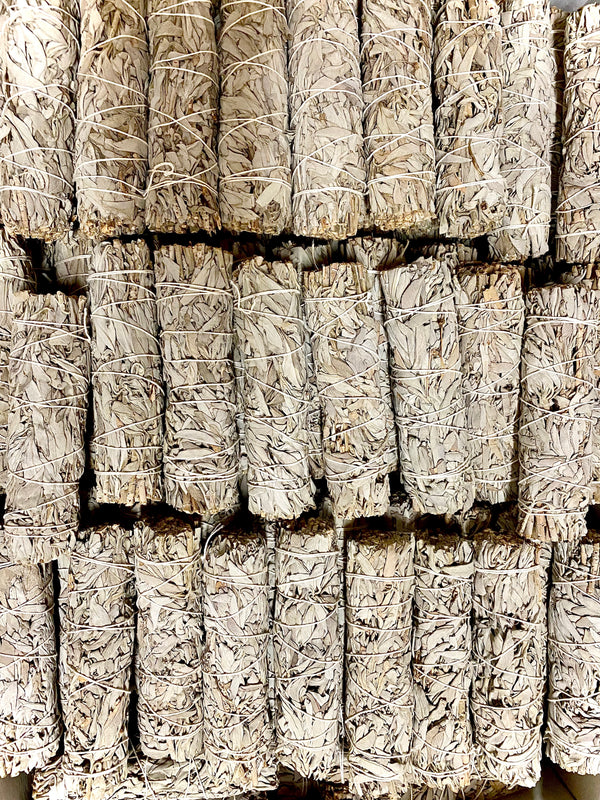 White Sage Smudge Stick Bundles 6 - 7 Inches Medium