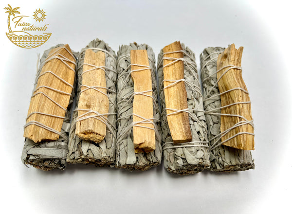 Palo Santo and White Sage Smudge Stick Bundle