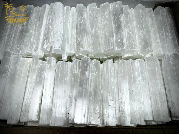 Selenite Wands from Morocco (4 Inch)