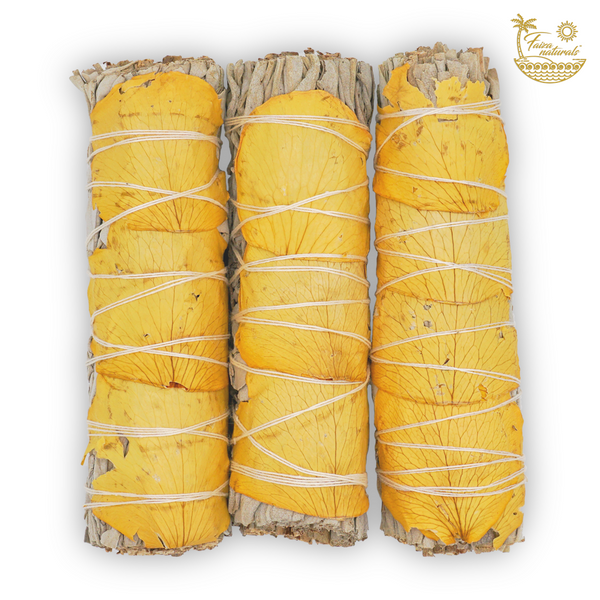 Yellow Rose Petals White Sage Smudge