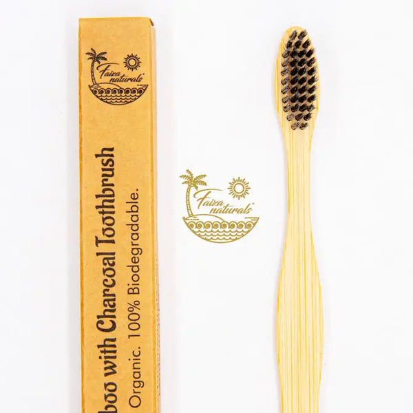 Japanese Bamboo Toothbrush with Charcaol
