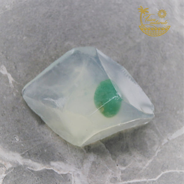 Green Aventurine infused Crystal Vegan Artisan Soap