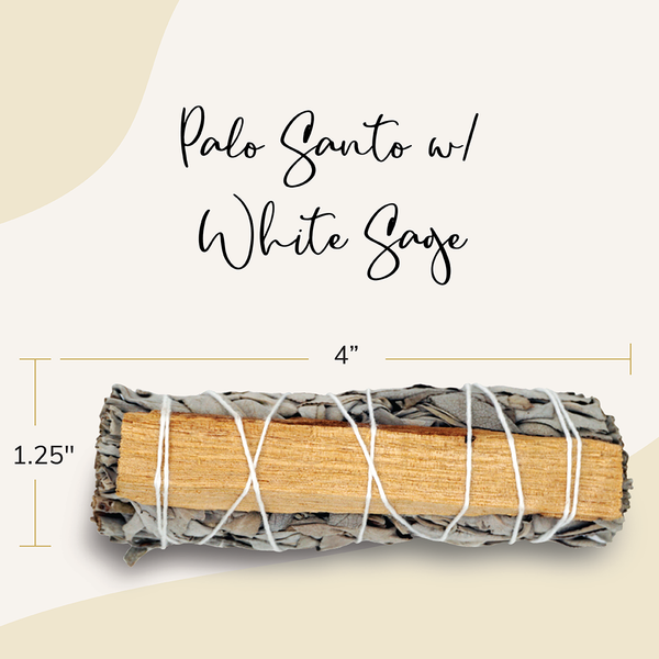 Palo Santo and White Sage Smudge Stick Bundle