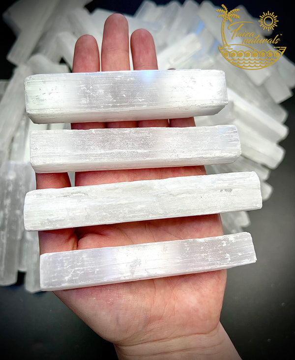 Selenite Wands from Morocco (4 Inch)